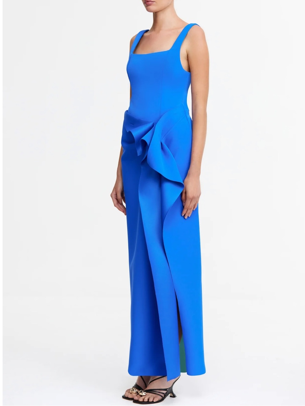 ACLER tuthill dress in Oxford blue